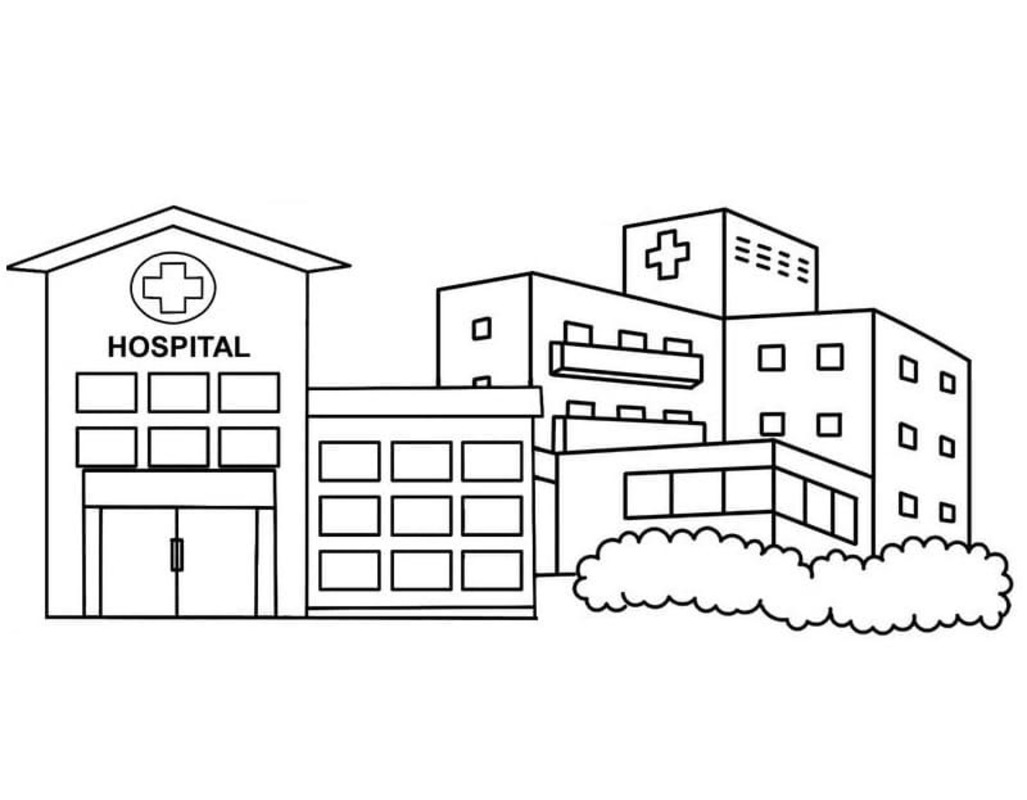 Tekening Ziekenhuis voor kinderen
