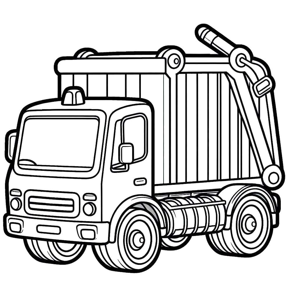 Vuilniswagen gratis simpel