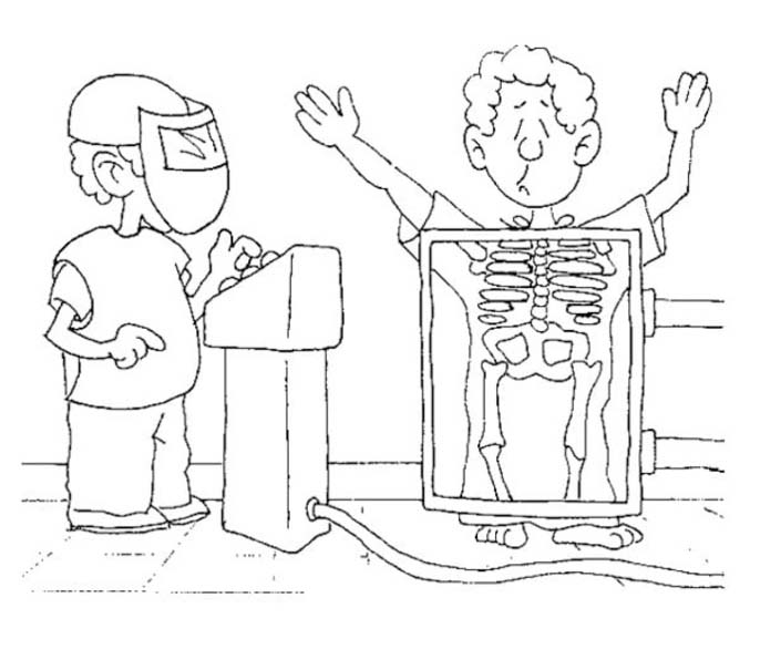 Ziekenhuis afdrukbaar simpel