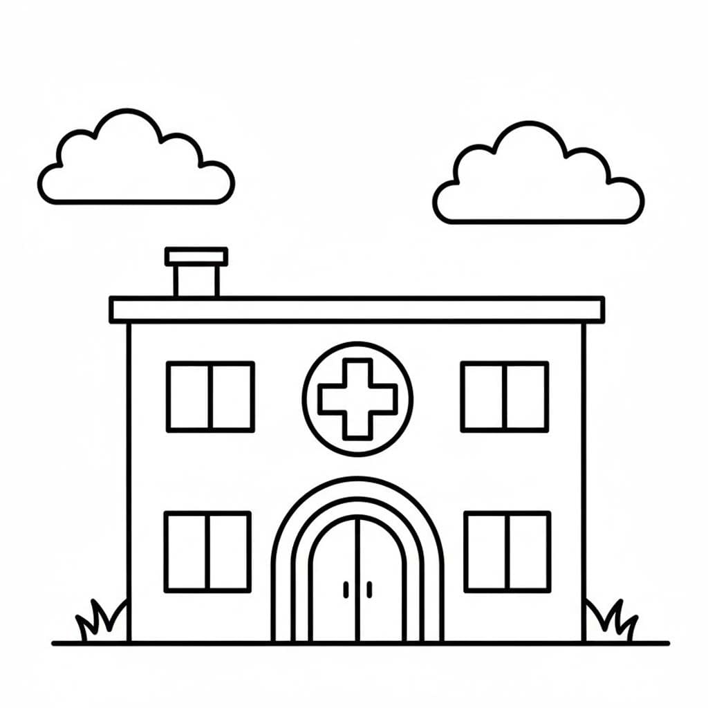 Ziekenhuis gratis afdrukbaar basis