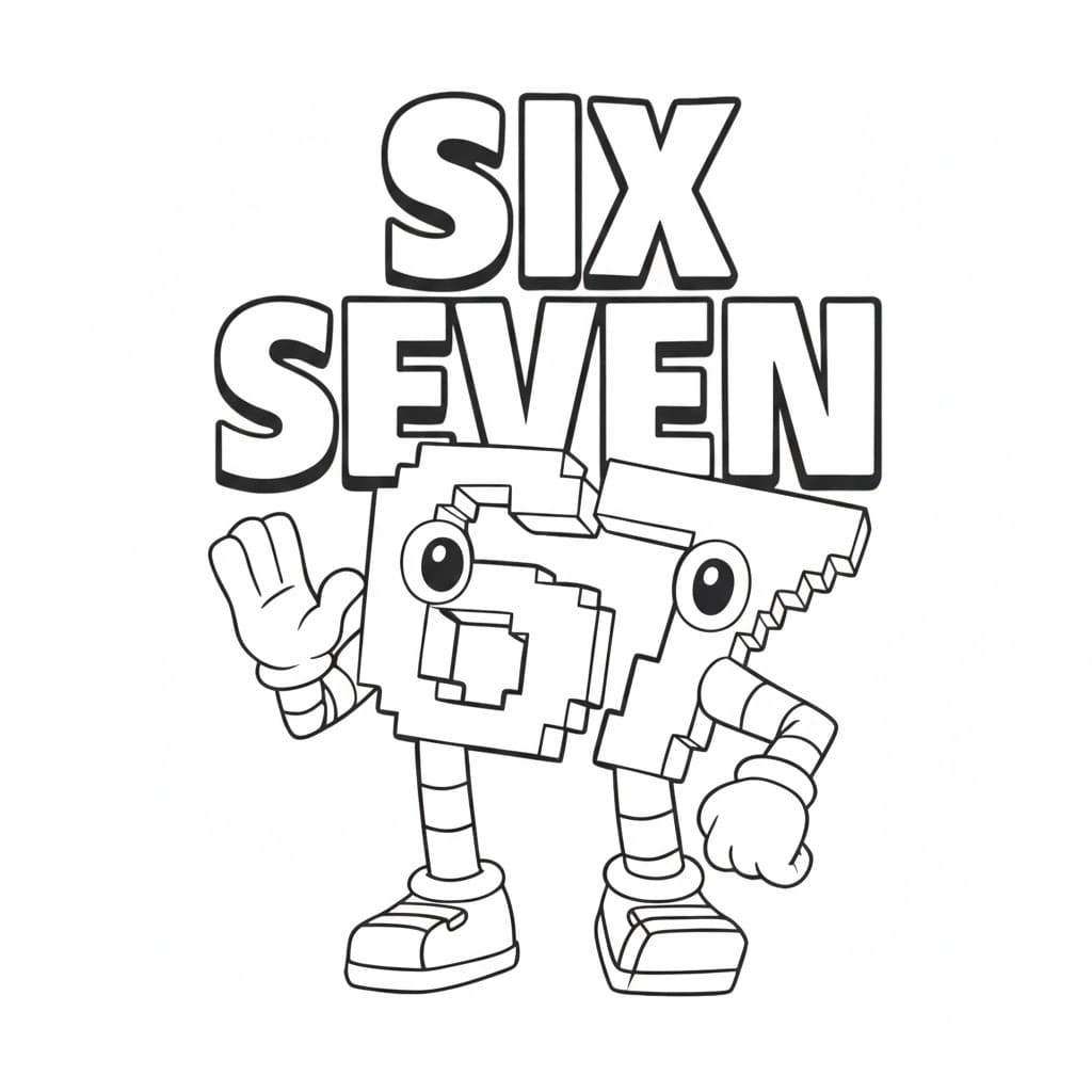 67 Brainrot gratis afdrukbaar basis