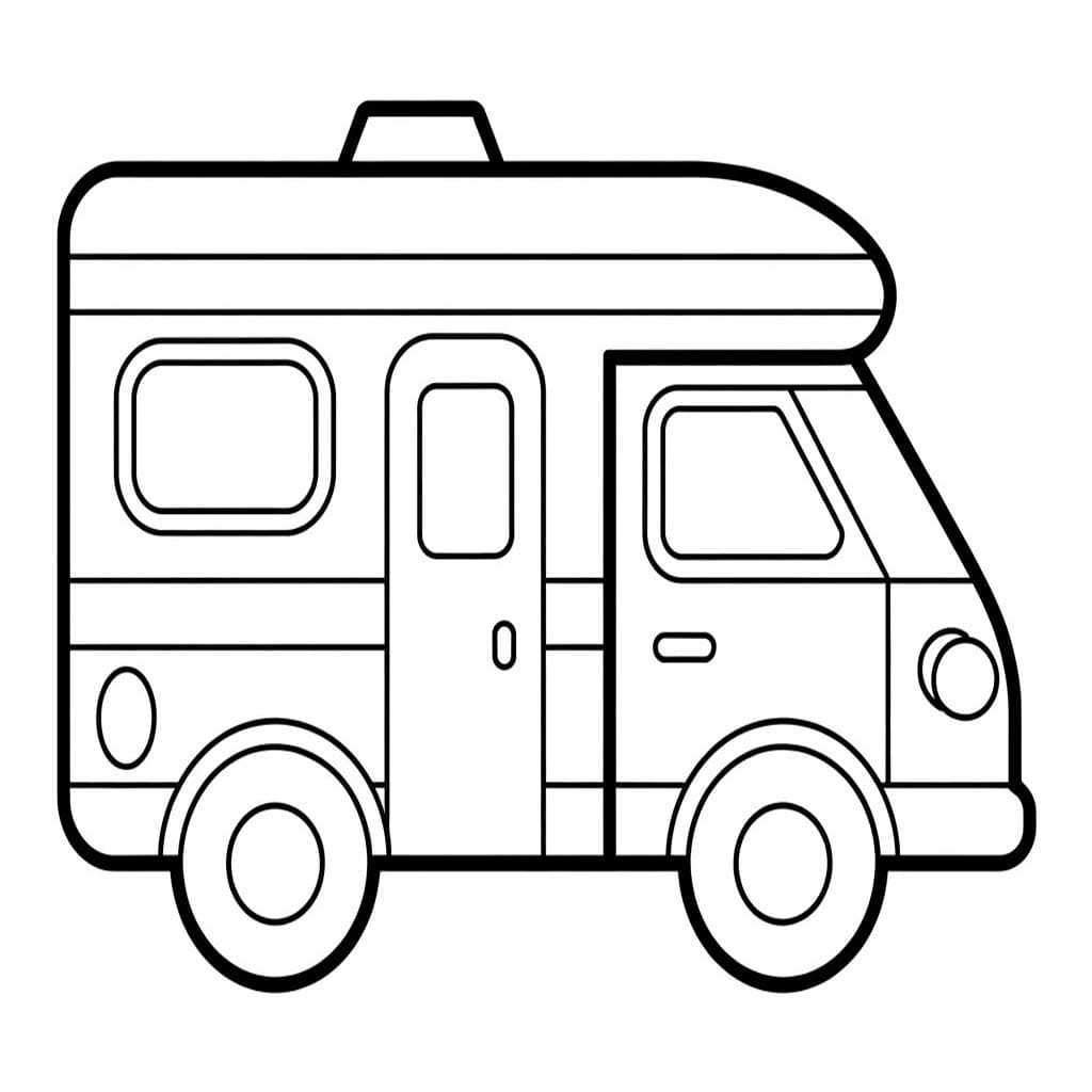 Afbeelding Camper printbaar