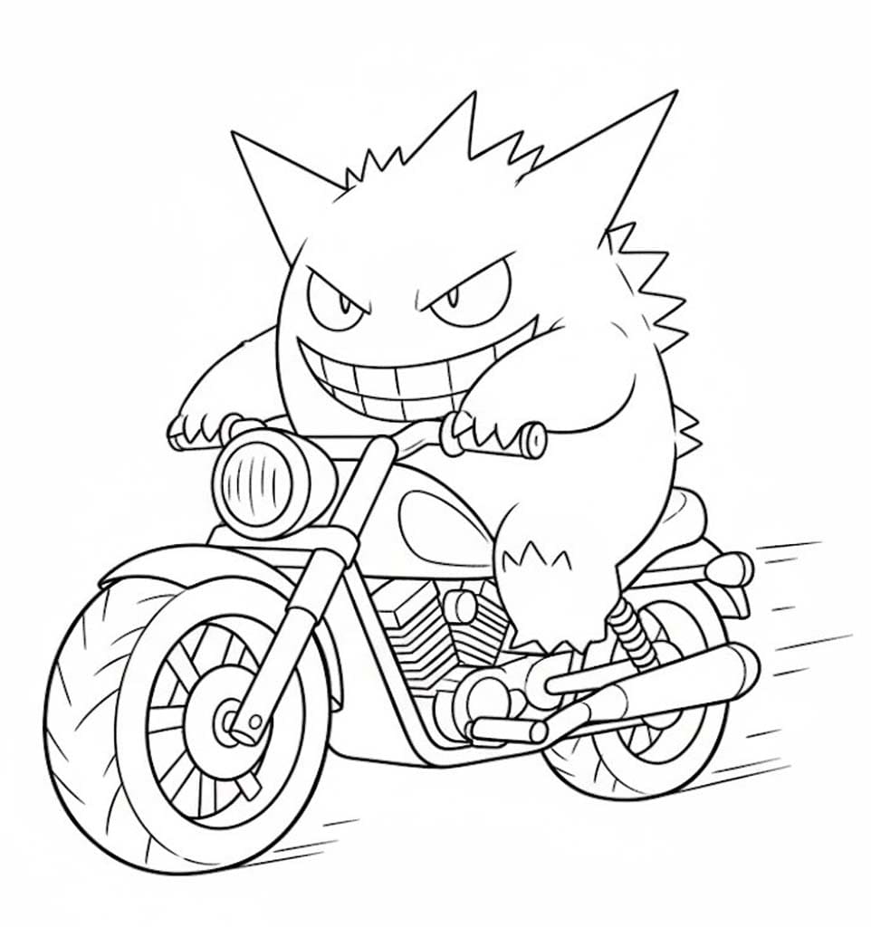 Afbeelding Gengar printbaar