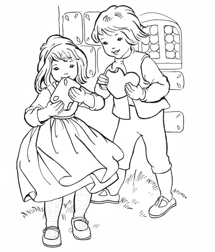 Afbeelding Hans En Grietje printbaar