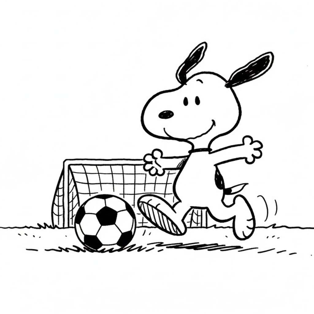 Afbeelding Snoopy printbaar