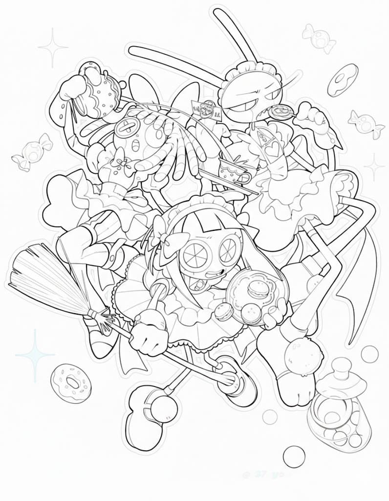 Afbeelding The Amazing Digital Circus afdrukbaar