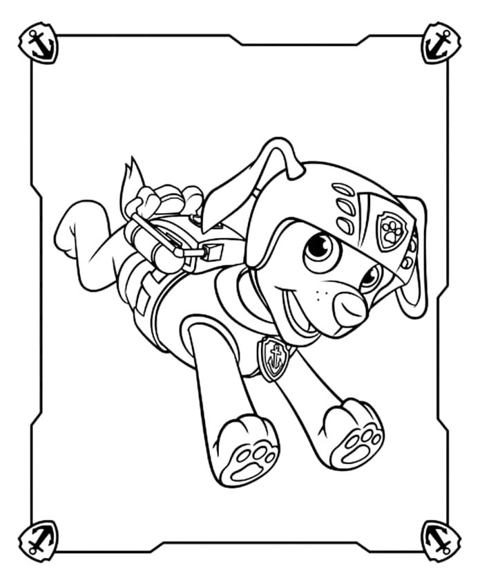 Afbeelding Zuma Paw Patrol gratis