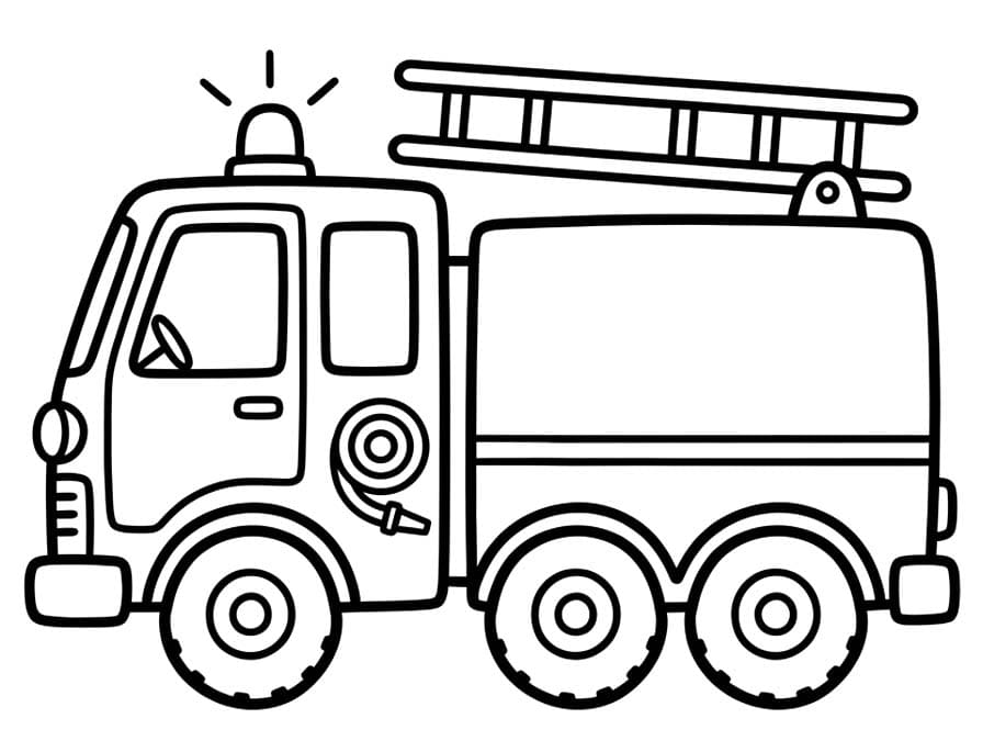 Brandweerwagen gratis voor kinderen