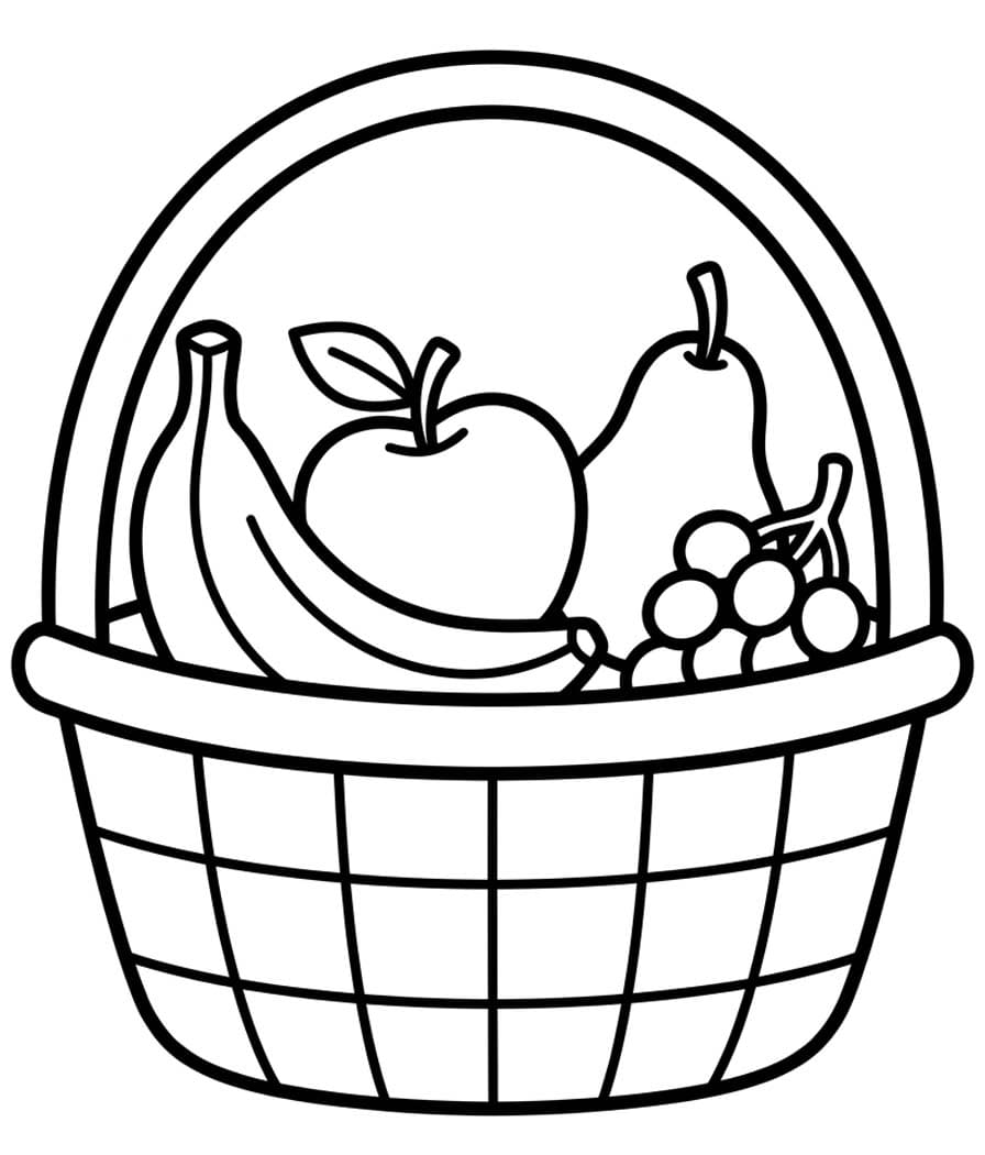 Fruitmand gratis eenvoudig