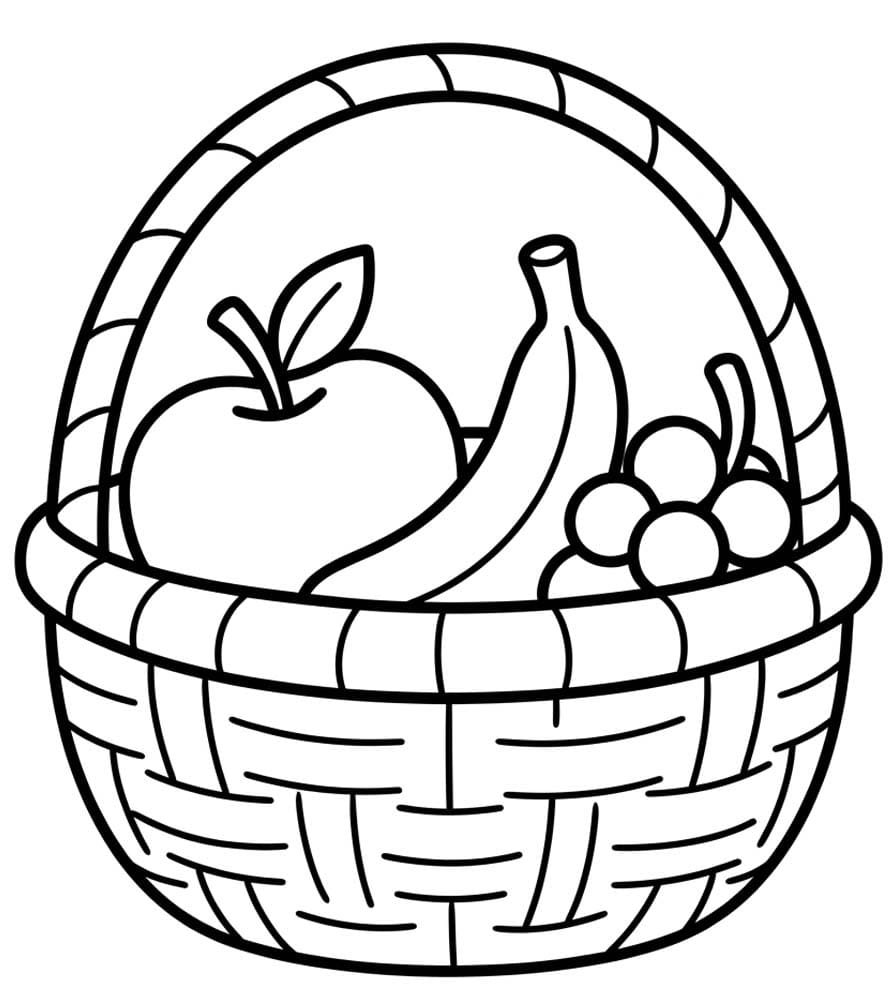 Fruitmand voor kinderen