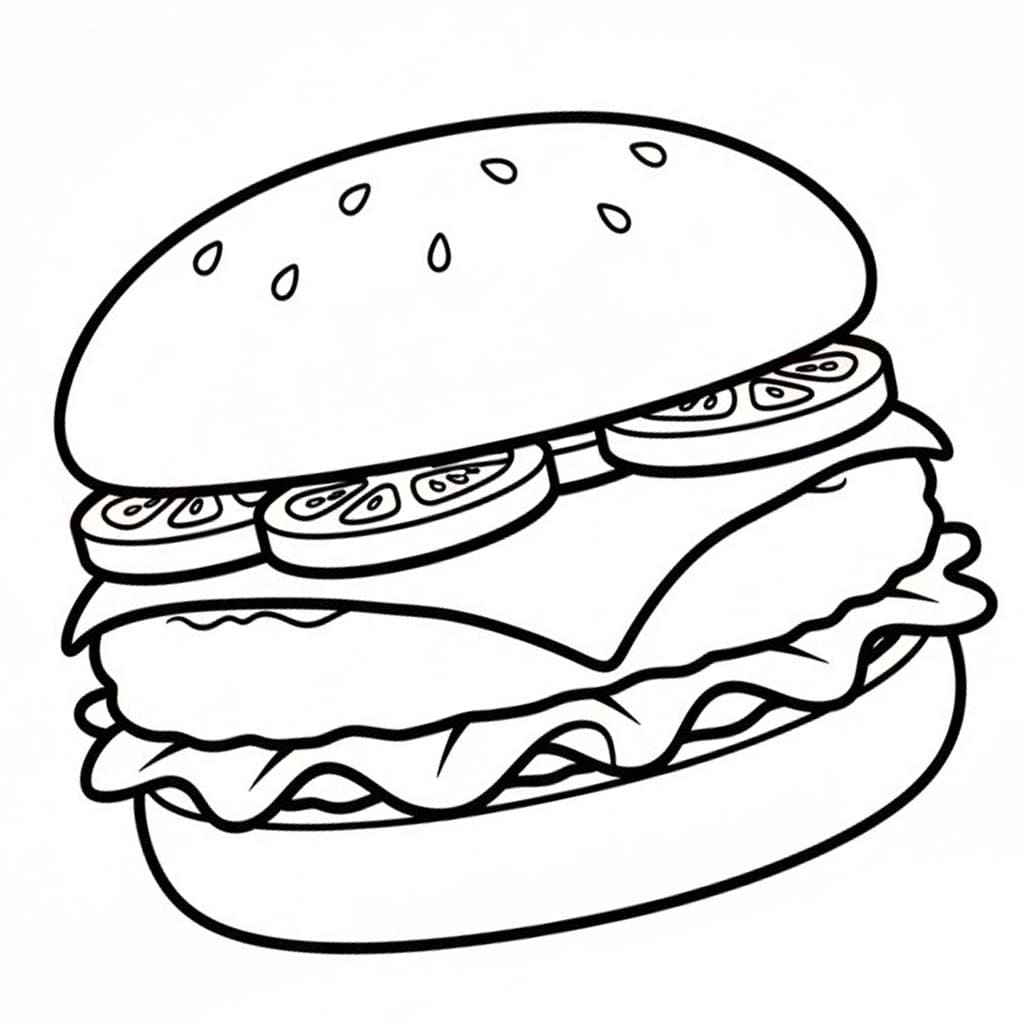 Hamburger gratis simpel