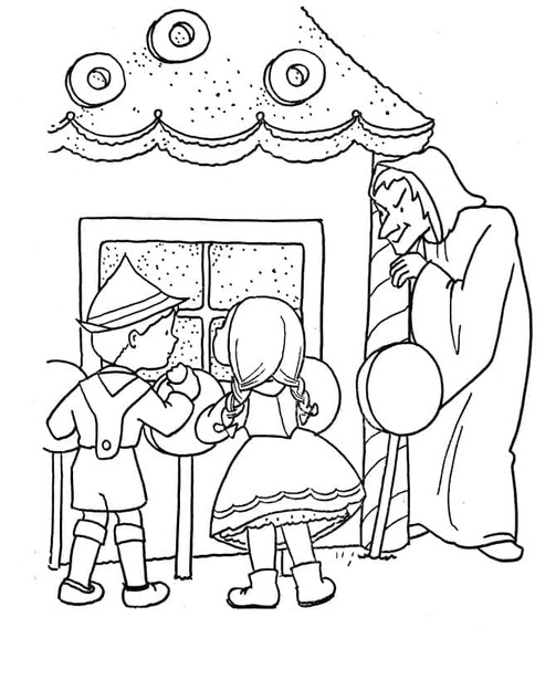 Hans En Grietje afdrukbaar