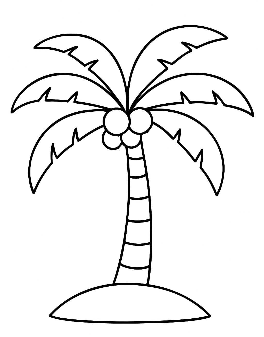 Palmboom gratis eenvoudig