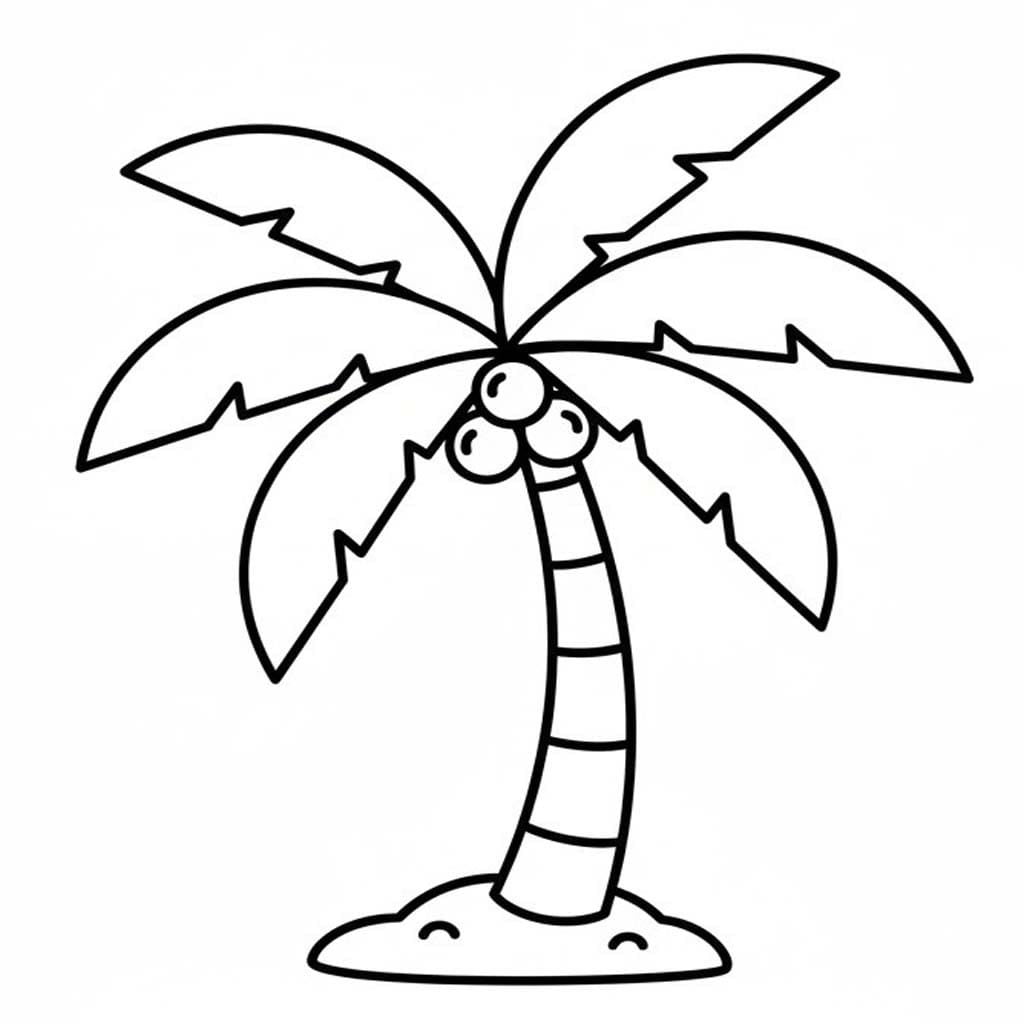 Palmboom gratis voor kinderen