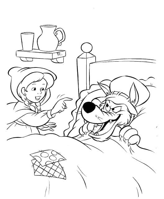 Roodkapje gratis afdrukbaar voor kinderen