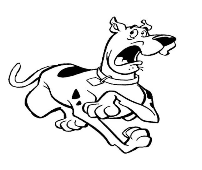 Scooby Doo afdrukbaar eenvoudig