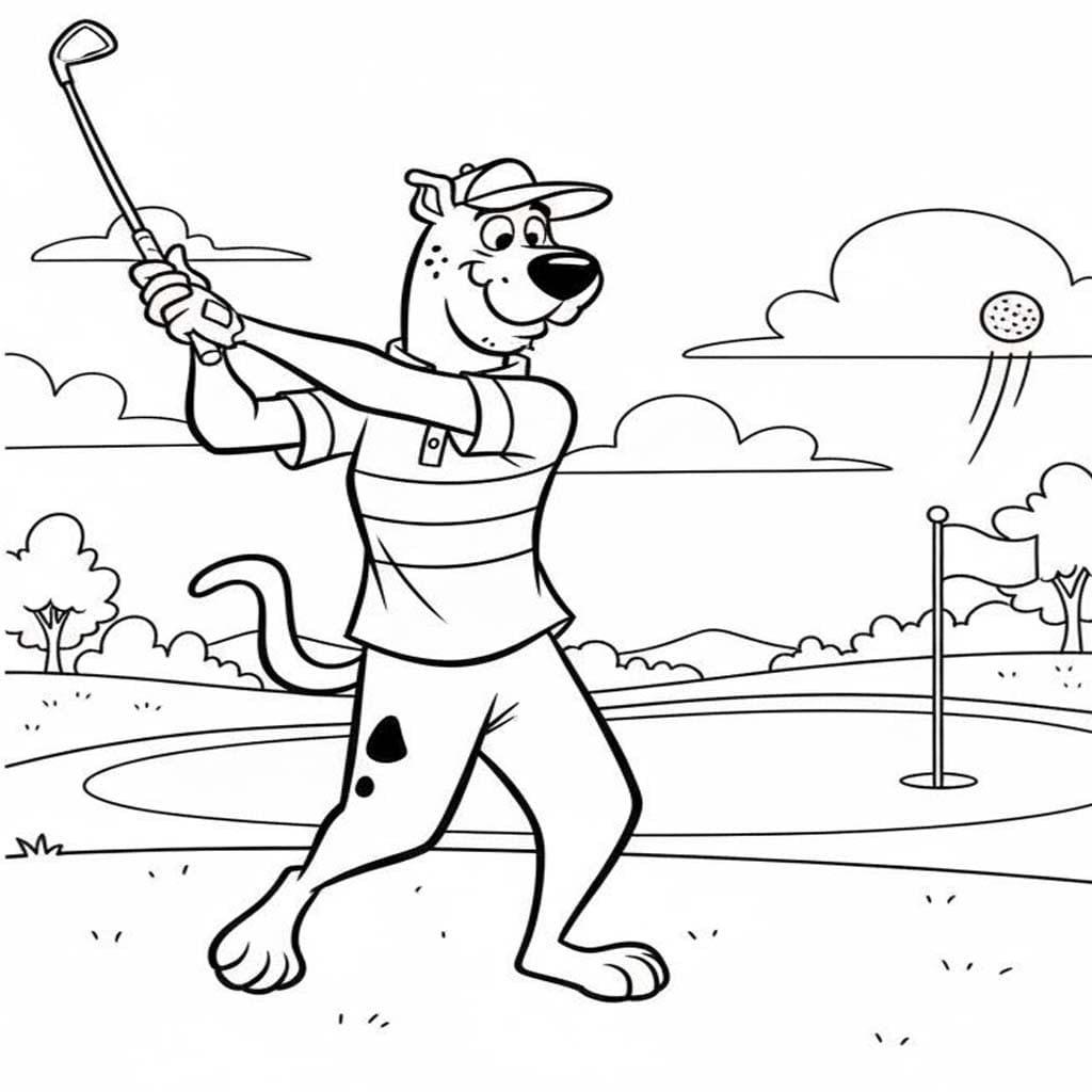 Scooby Doo afdrukbaar