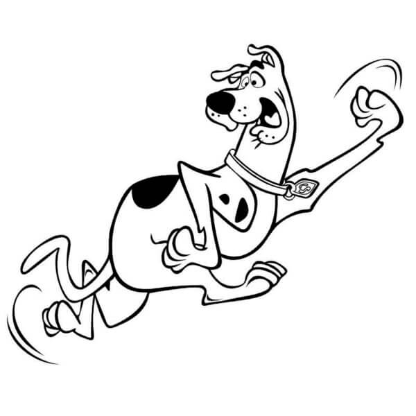 Scooby Doo afdrukbaar simpel