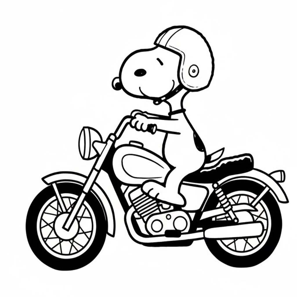 Snoopy gratis afdrukbaar basis