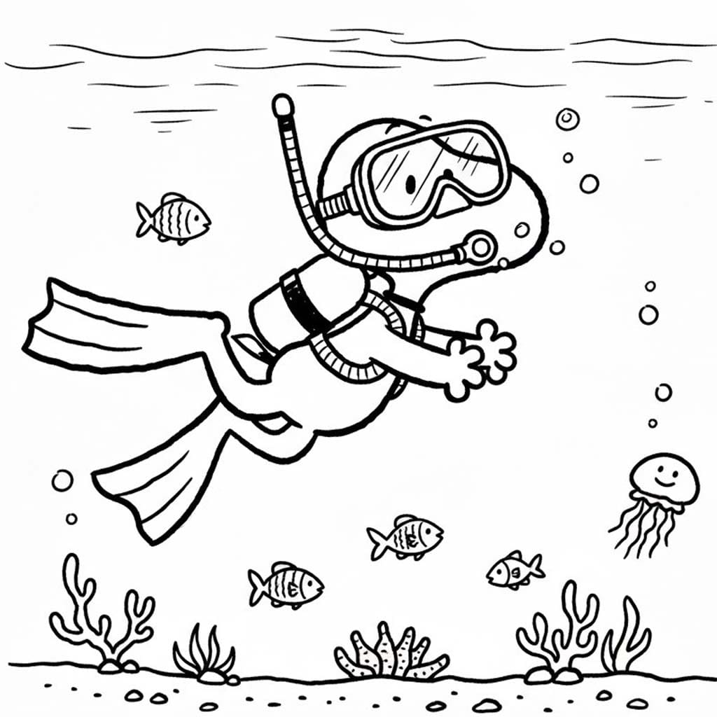 Snoopy gratis simpel