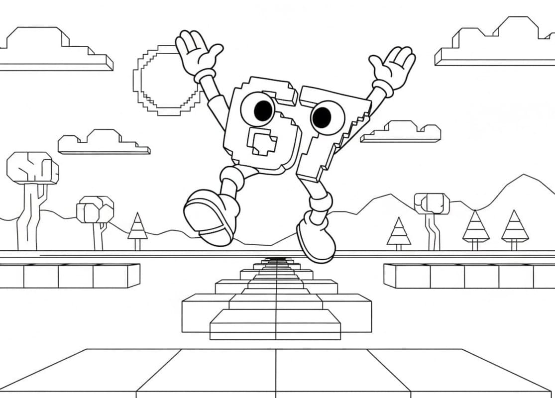 Tekenen 67 Brainrot gratis afdrukbaar eenvoudig