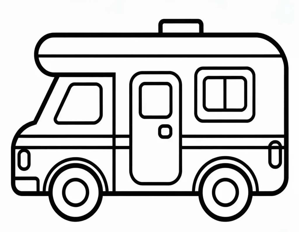 Tekenen Camper gratis basis