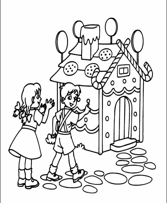 Tekenen Hans En Grietje basis