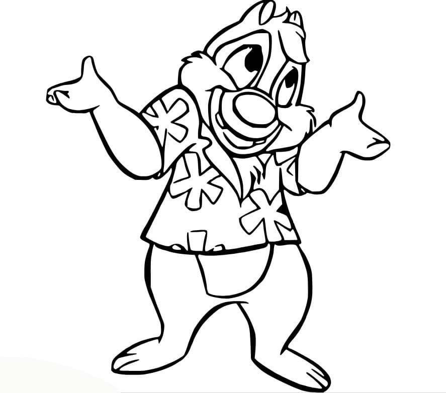 Tekenen Knabbel en Babbel afdrukbaar voor kinderen