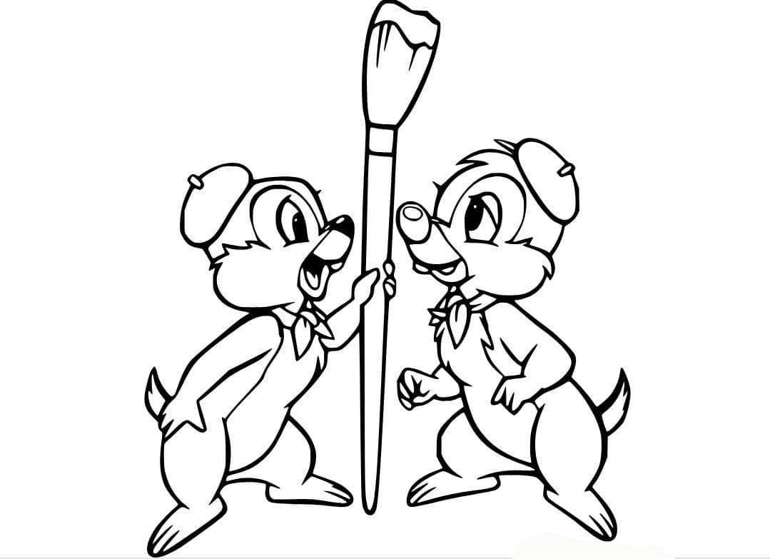 Tekenen Knabbel en Babbel eenvoudig