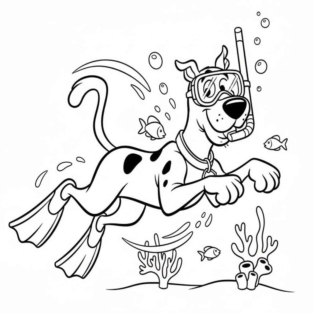 Tekenen Scooby Doo eenvoudig