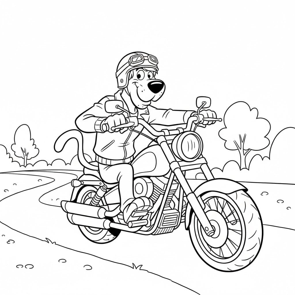 Tekenen Scooby Doo gratis