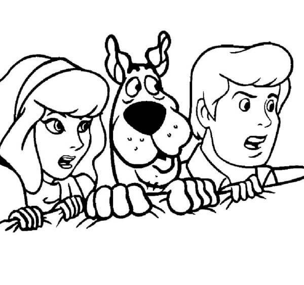 Tekenen Scooby Doo gratis simpel