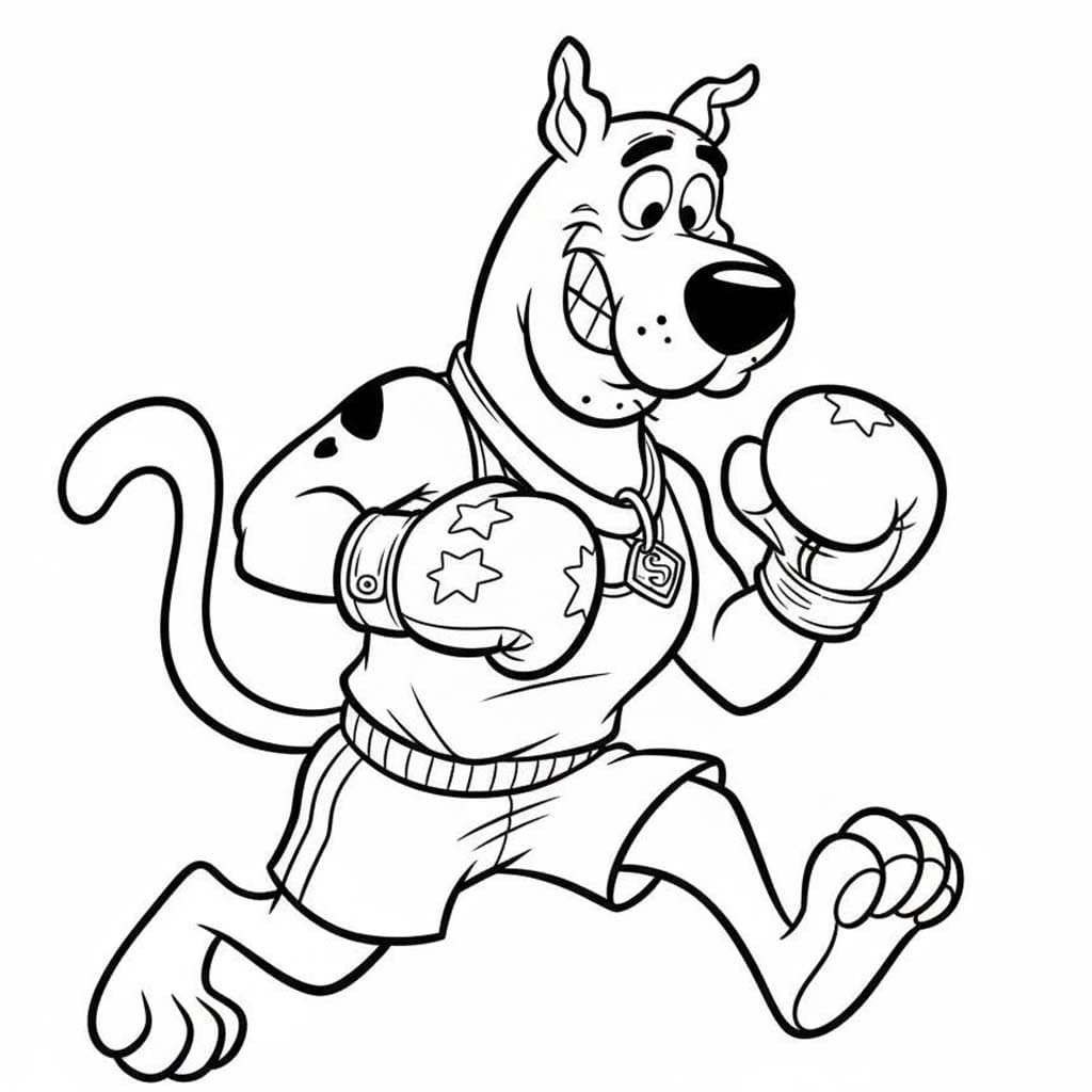 Tekenen Scooby Doo voor kinderen