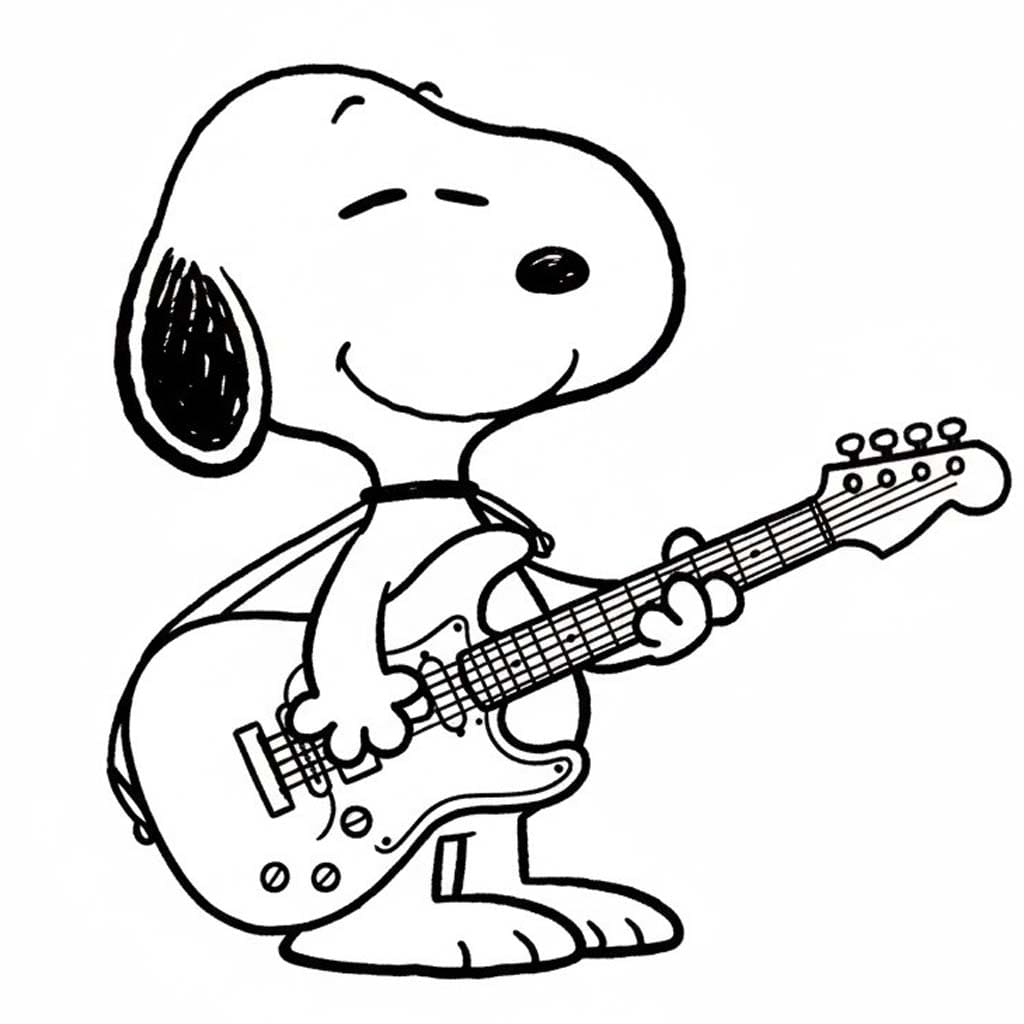 Tekenen Snoopy eenvoudig