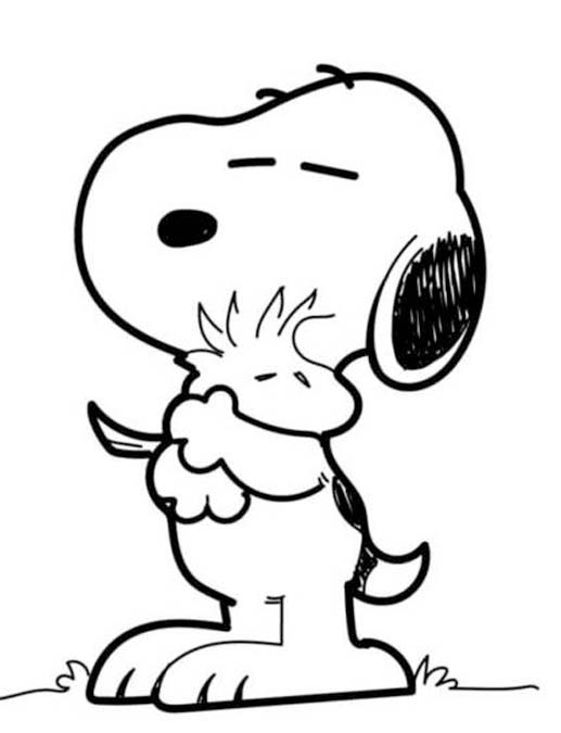 Tekenen Snoopy voor kinderen