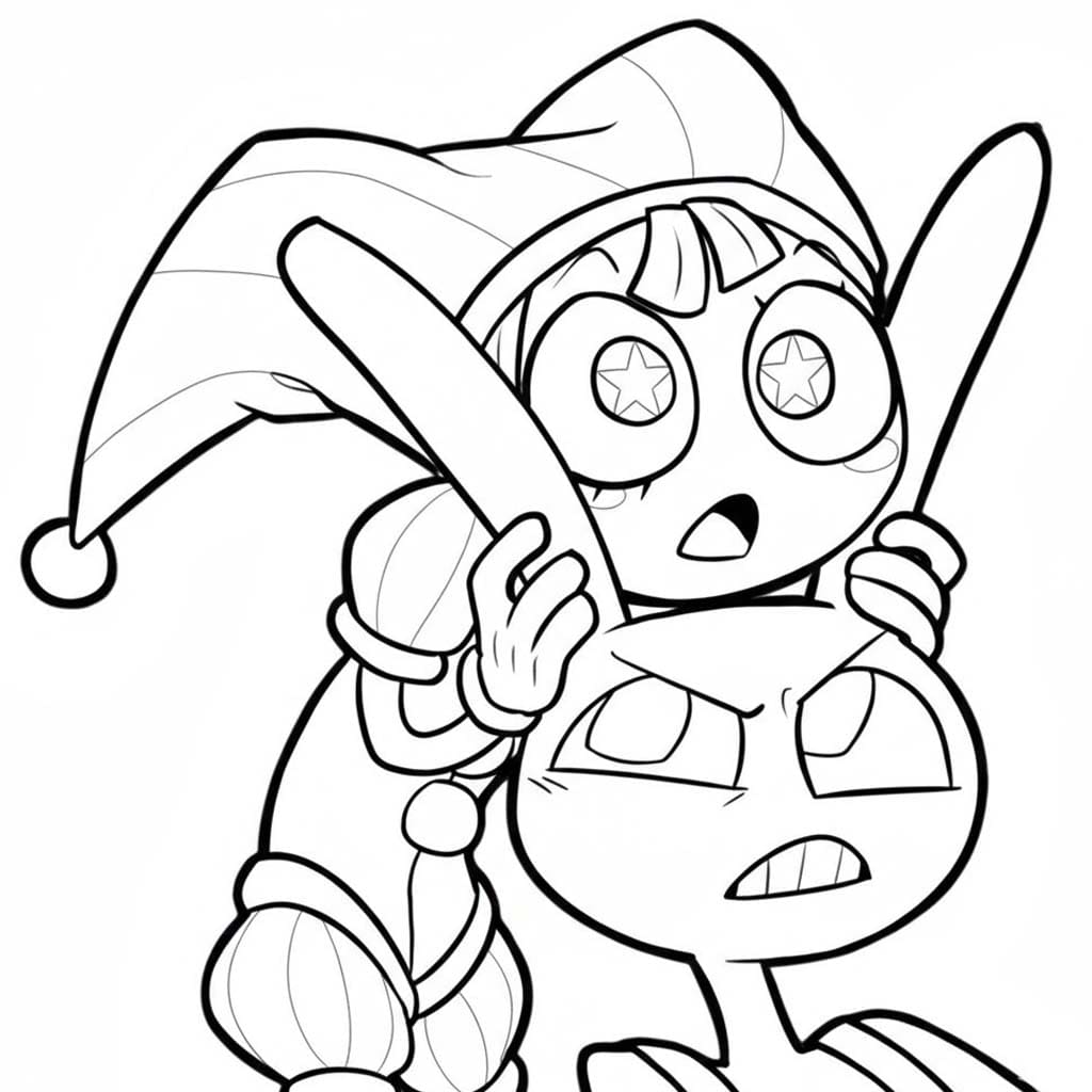 Tekenen The Amazing Digital Circus basis