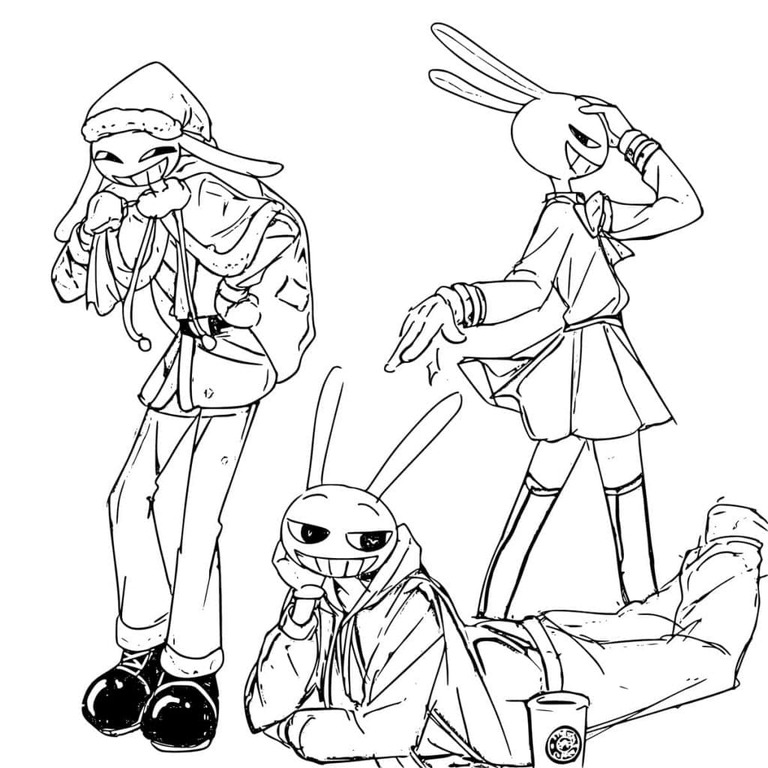 Tekenen The Amazing Digital Circus gratis basis