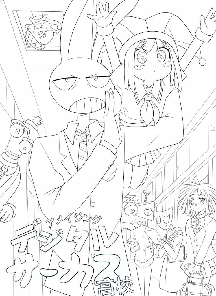 Tekenen The Amazing Digital Circus