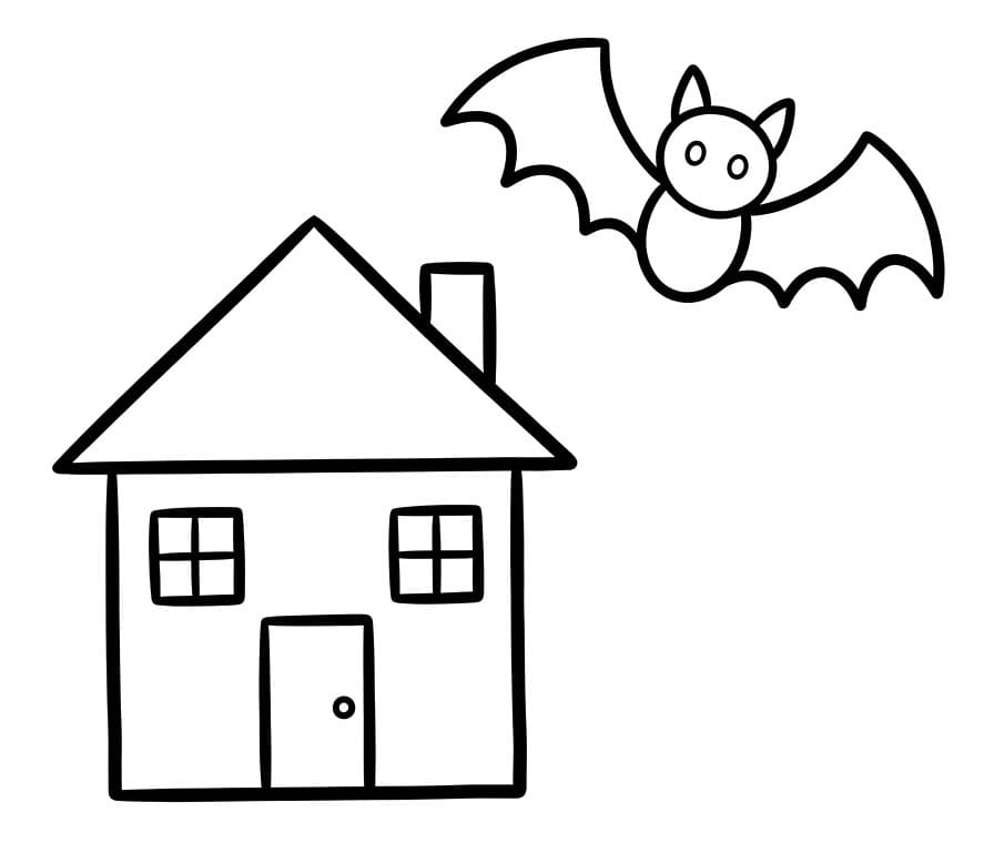 Tekenen Vleermuizen gratis