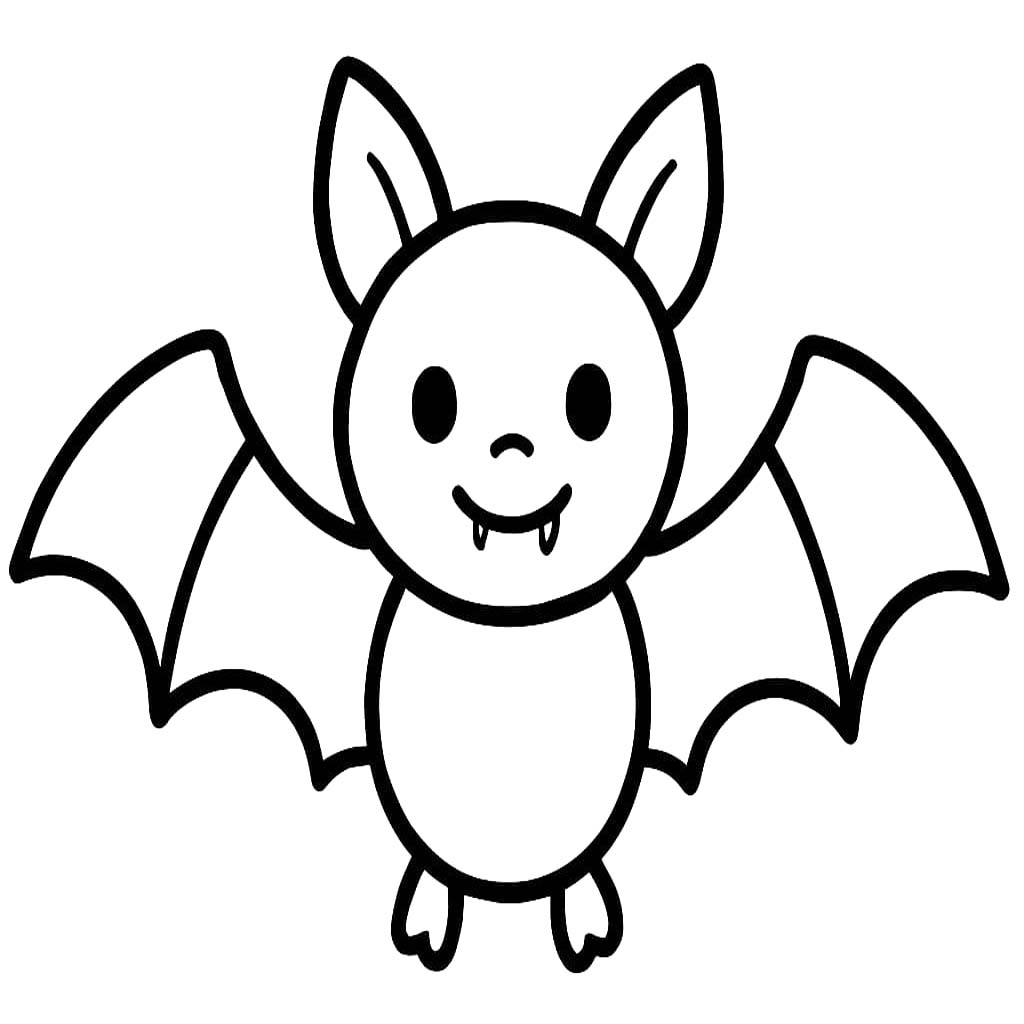 Tekenen Vleermuizen voor kinderen