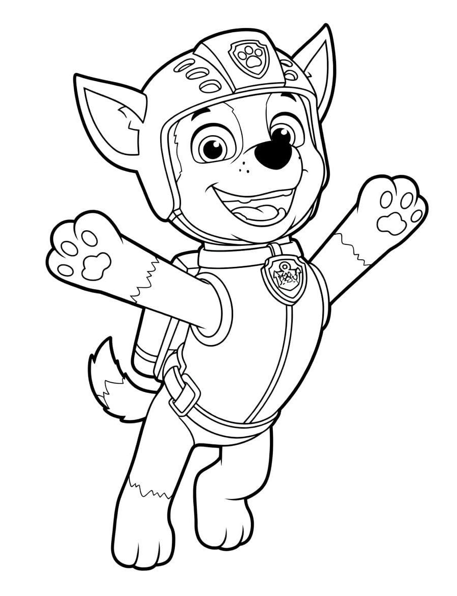 Tekenen Zuma Paw Patrol