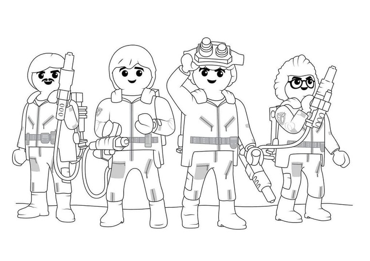 Tekening Playmobil basis