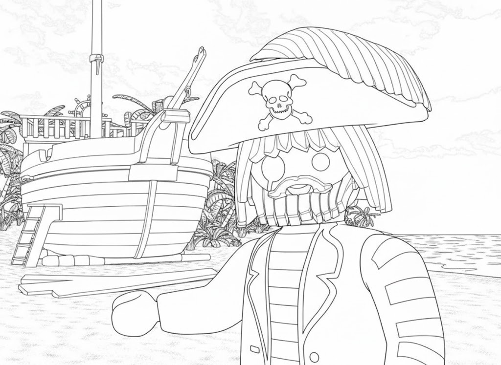 Tekening Playmobil gratis afdrukbaar basis