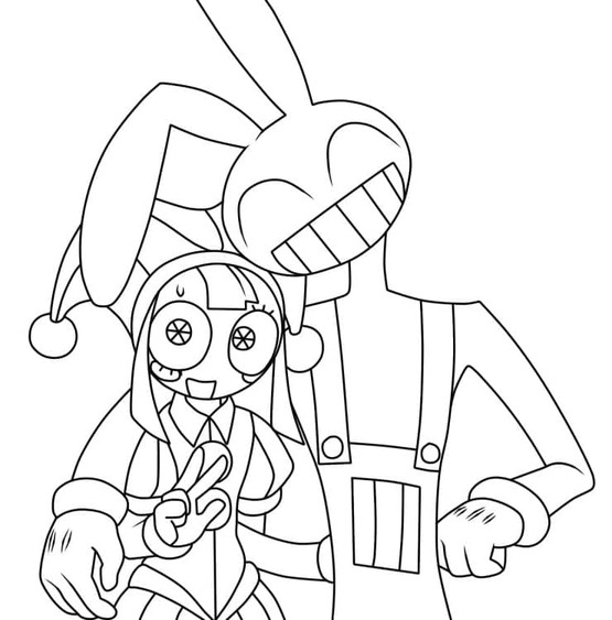 The Amazing Digital Circus afdrukbaar eenvoudig