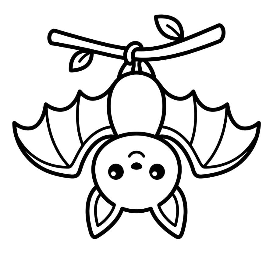 Vleermuizen afdrukbaar eenvoudig