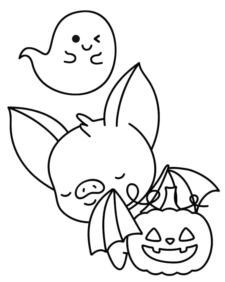 Vleermuizen afdrukbaar voor kinderen