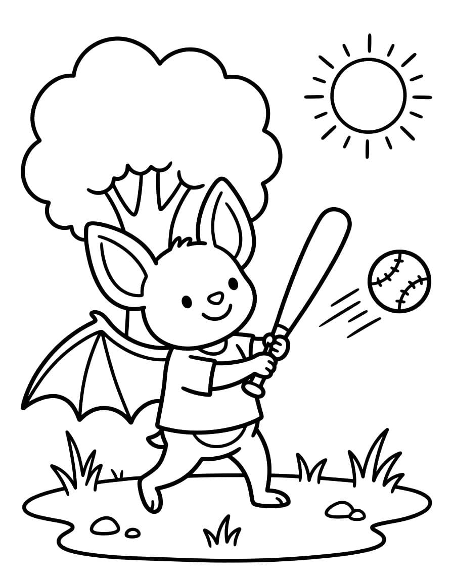 Vleermuizen gratis afdrukbaar