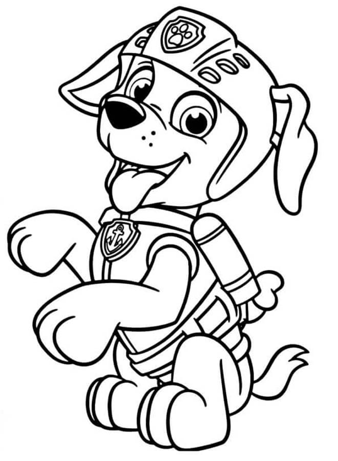 Zuma Paw Patrol afdrukbaar basis
