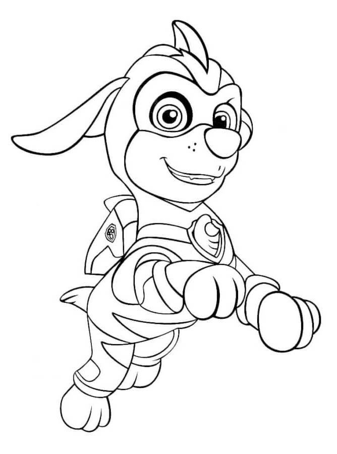 Zuma Paw Patrol afdrukbaar eenvoudig