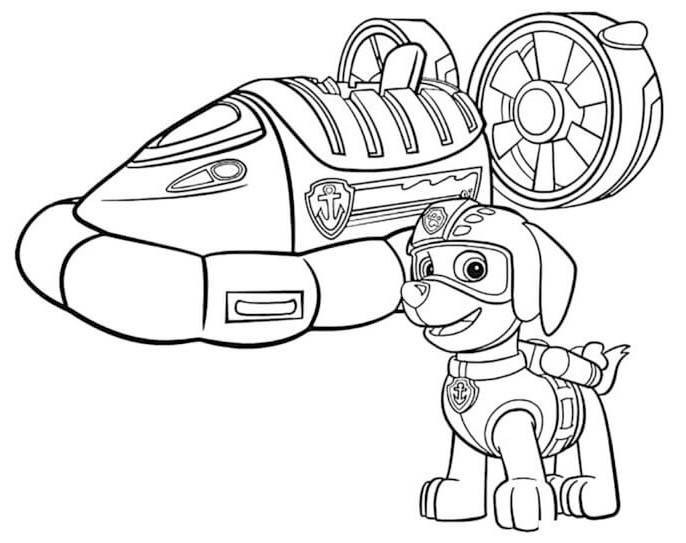 Zuma Paw Patrol afdrukbaar simpel